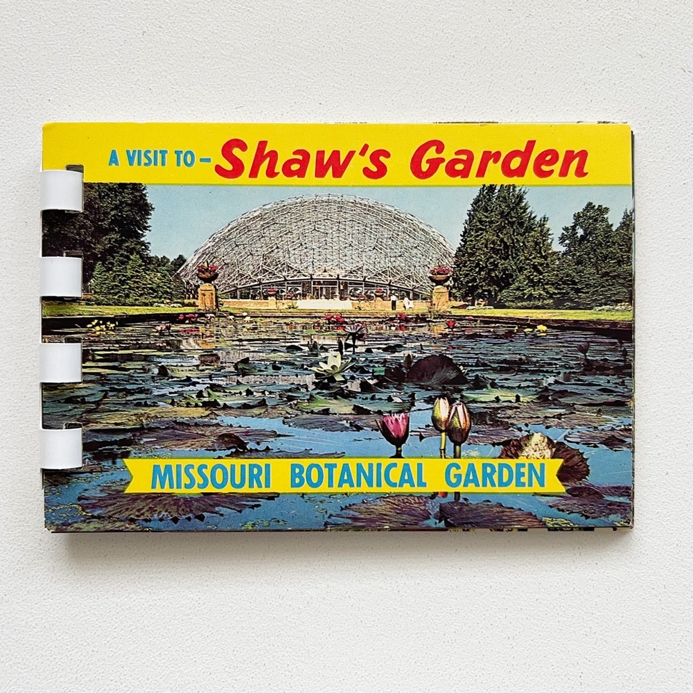 Vintage Shaw's Garden Missouri Botanical Garden Souvenir Booklet